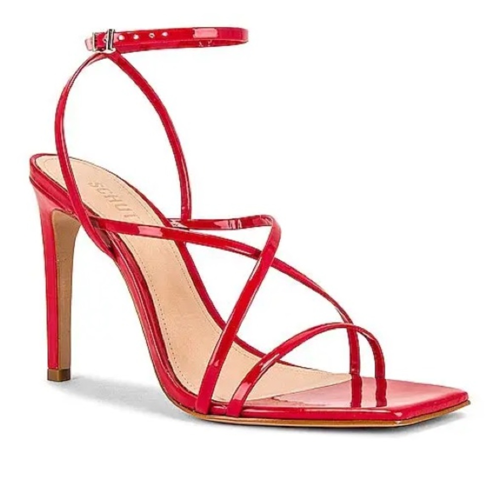 SCHUTZ Bari Sandal In Red size 8.5
